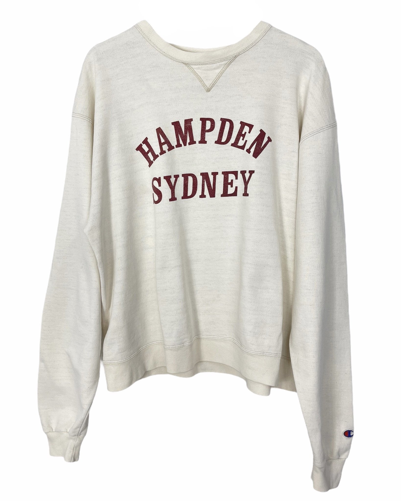  Sweatshirt Champion Sweat - Hampden Sydney College - L - PLOMOSTORE