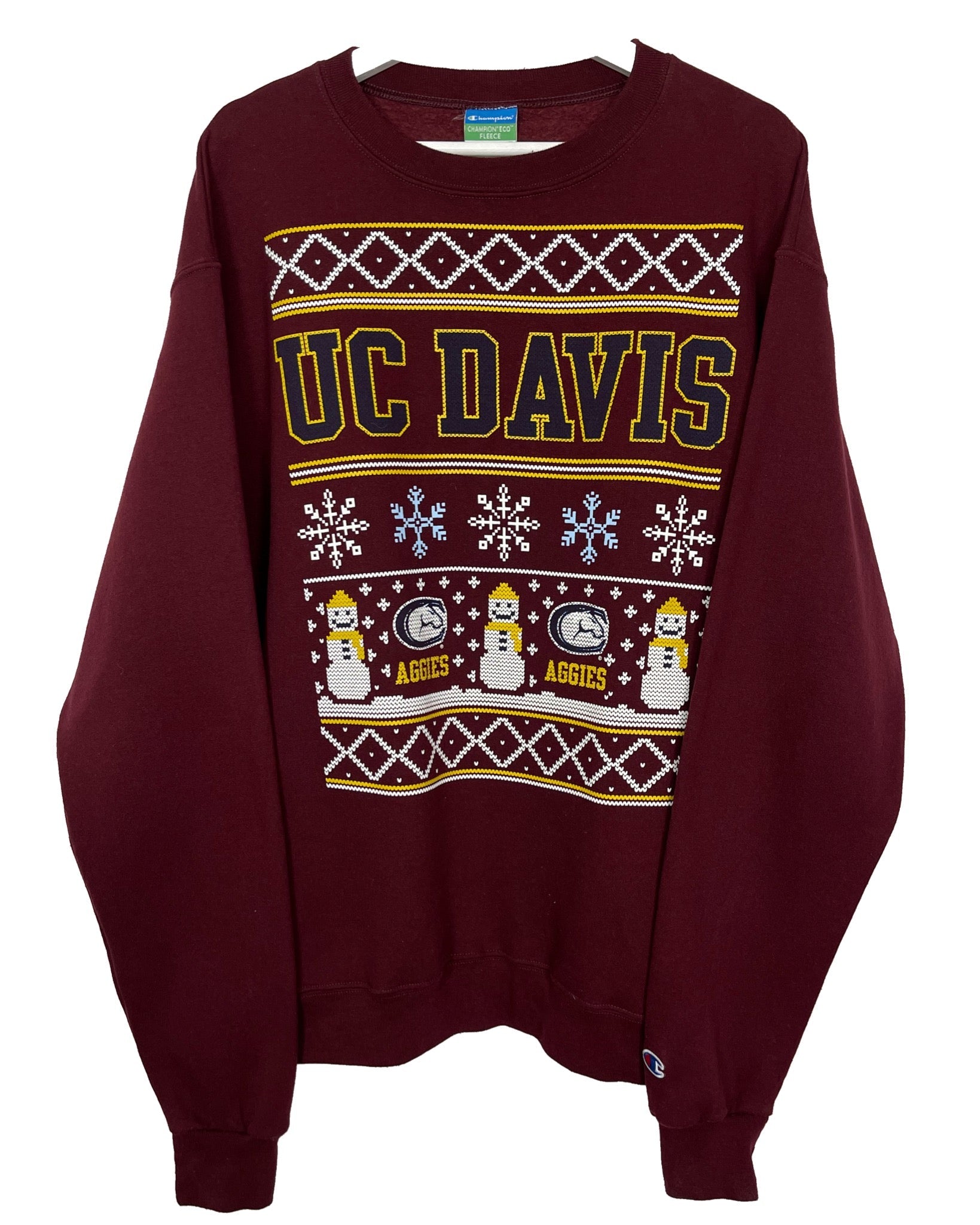  Sweatshirt Champion Sweat - University of California Davis - L - PLOMOSTORE